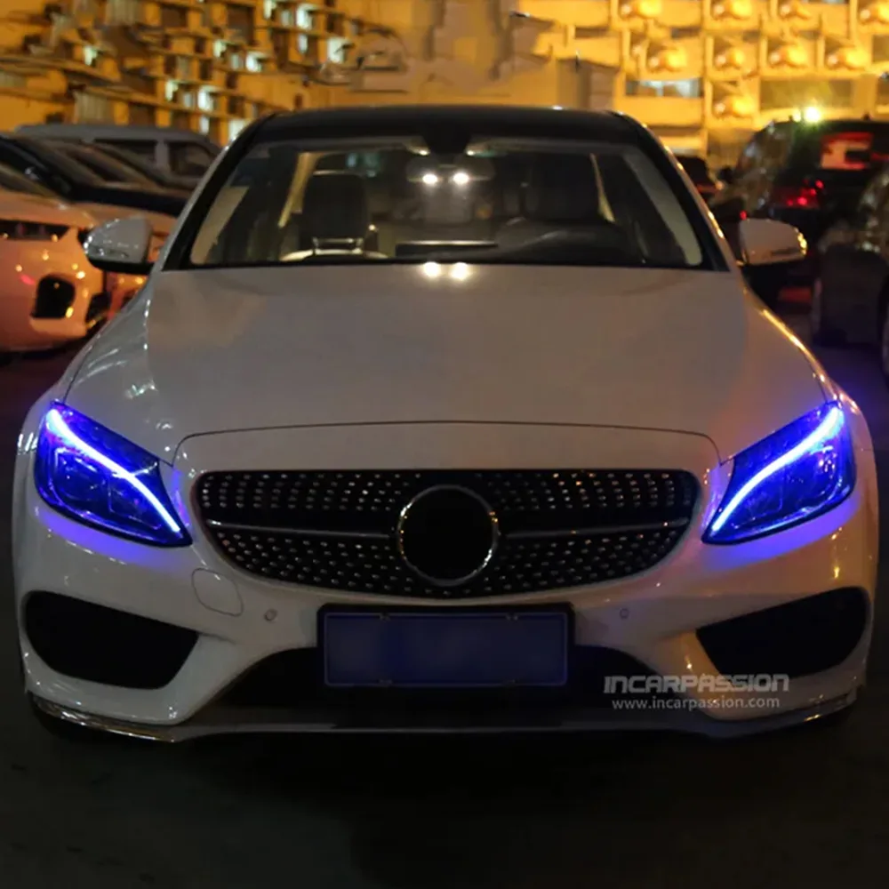 Mercedes C W205 CLA W117 Blue DRL / Head Light - Image 1