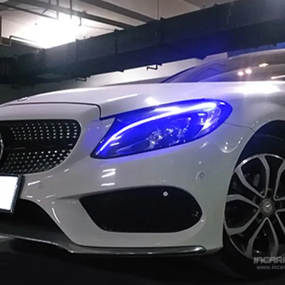 Mercedes C W205 CLA W117 Blue DRL / Head Light - Image 2