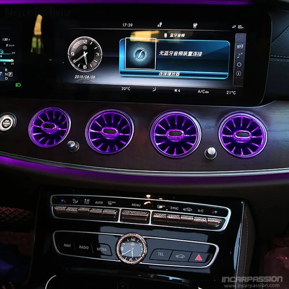 fgh56e45456gg Mercedes E Class W213 Turbo Air Vent with Ambient Light - Image 1