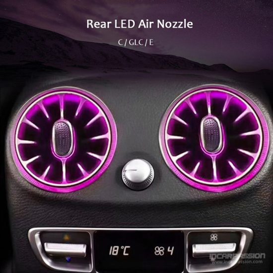 Mercedes Rear Led Air Vent Nozzle With Ambient Light For C E Glc