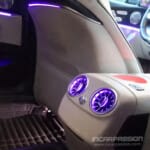 Mercedes Rear LED Air Vent with Ambient Light for C E GLC