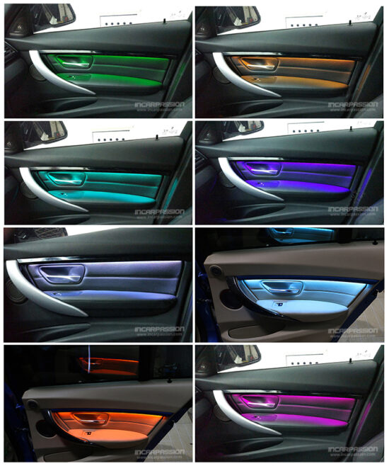 BMW 3 Series F30 F31 OEM Design 11 Colors Ambient Light