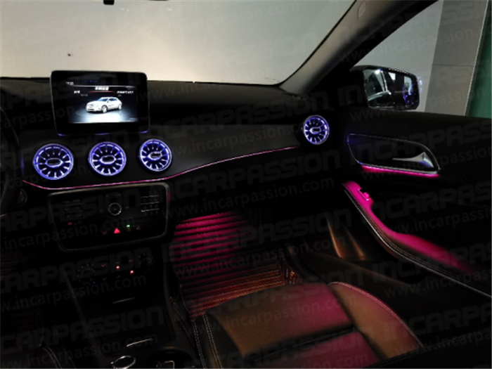 Illuminated Retrofit LED Ambient Atmosphere light For Mercedes W205 GLC OBD tool