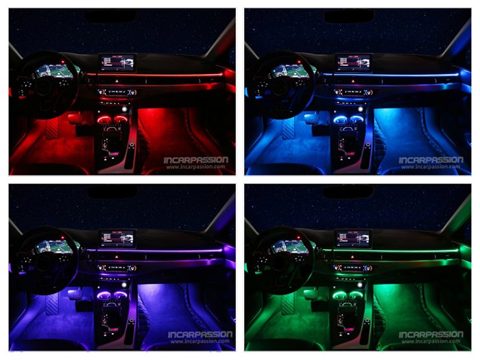 Audi A4 Oem Design 32 Colors Ambient Light