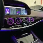Mercedes S Class W222 Turbo LED Air Vent with 7 / 64 Colors Ambient Light