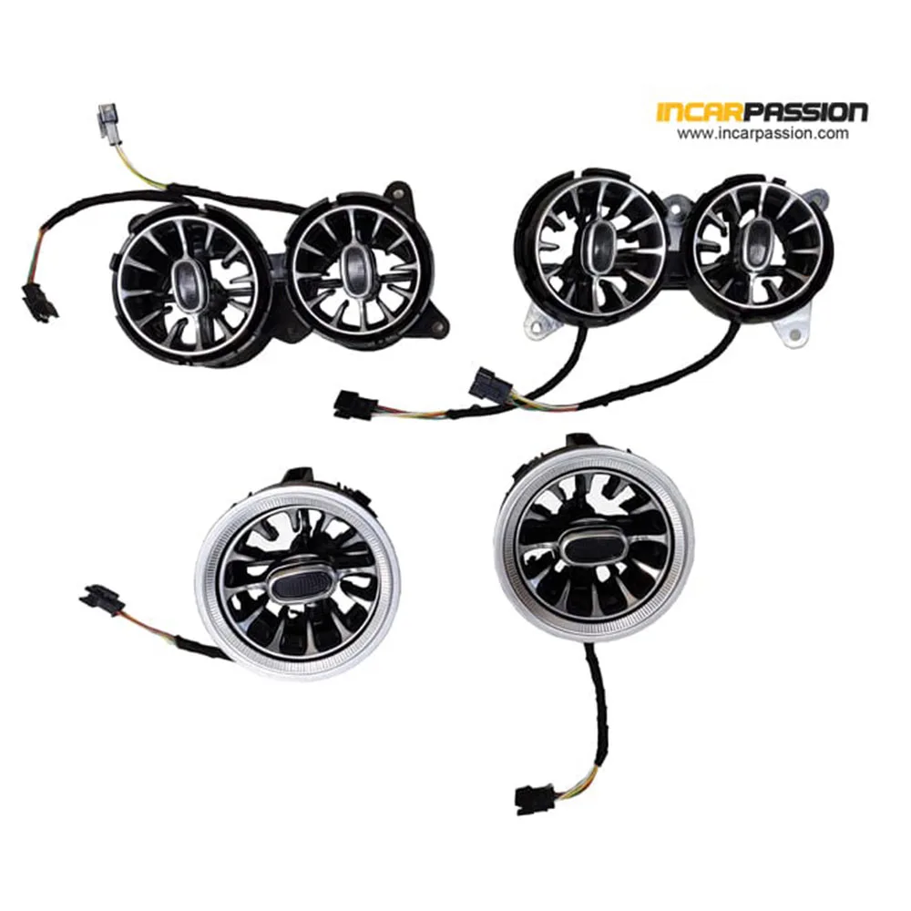 Mercedes S Class W222 Turbo LED Air Vent with 7 / 64 Colors Ambient Light - Image 3