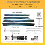 Dynamic Active Ambient light for BMW 5 Series F10, with Animation Starry Ribbon Galaxy Desgin for Option - Image 6