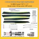 Dynamic Active Ambient light for BMW 5 Series F10, with Animation Starry Ribbon Galaxy Desgin for Option - Image 7