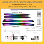 Dynamic Active Ambient light for BMW 5 Series F10, with Animation Starry Ribbon Galaxy Desgin for Option - Image 5