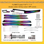 Dynamic Active Ambient light for BMW 5 Series F10, with Animation Starry Ribbon Galaxy Desgin for Option - Image 8