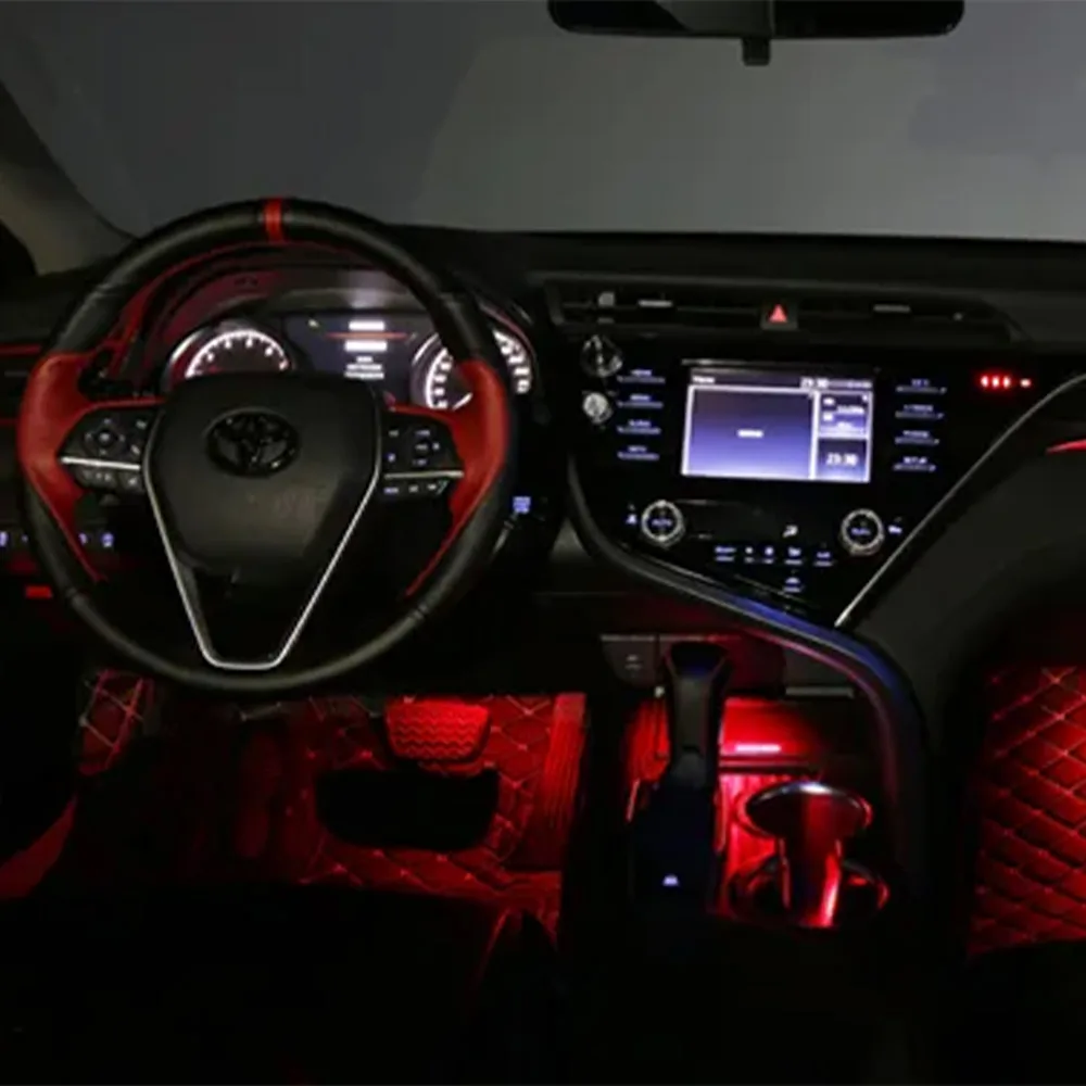 8th Generation Toyota Camry 64 Colors Ambient Light, Foot Light - Image 2