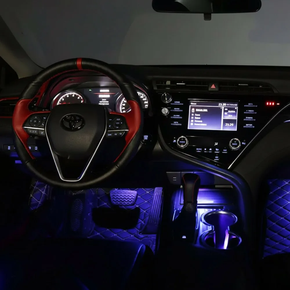 8th Generation Toyota Camry 64 Colors Ambient Light, Foot Light - Image 1