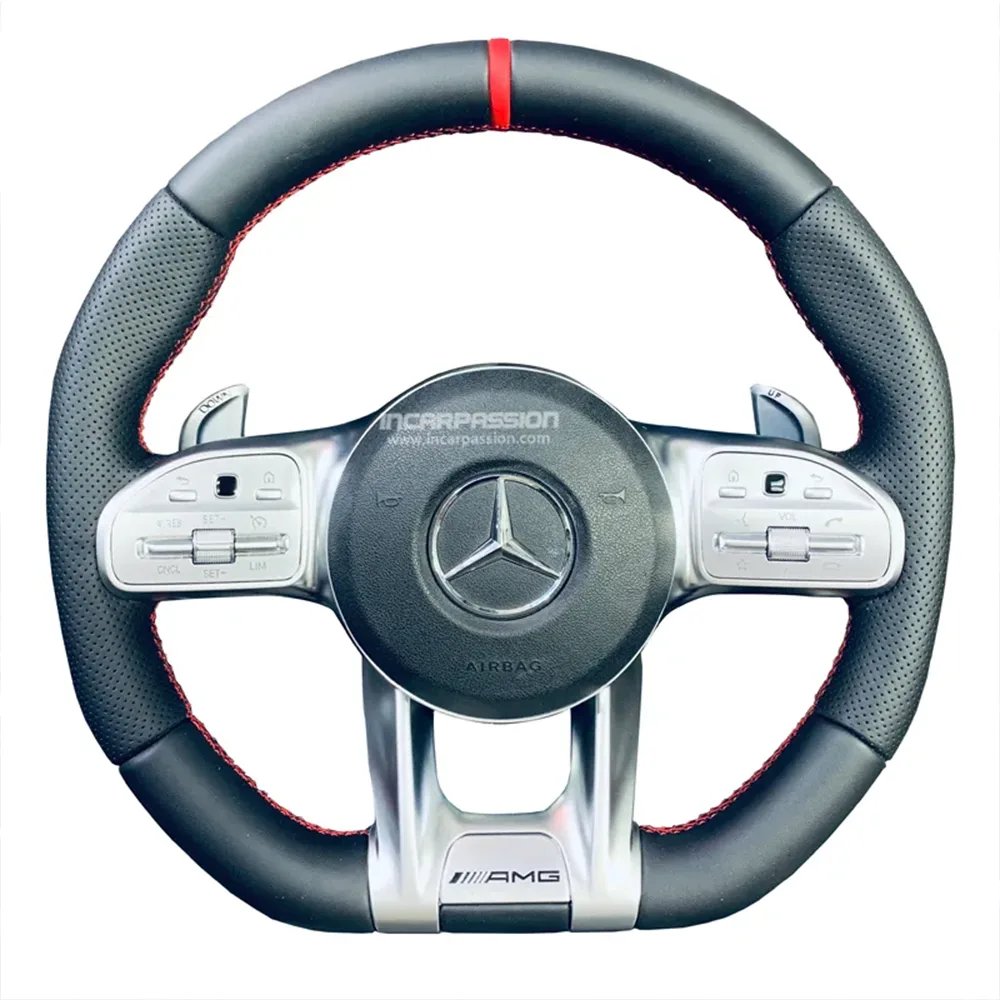 AMG Steering Wheel Upgrading for Mercedes Benz A B C E ML GLK GLC GLE GLS CLA CLS - Image 2