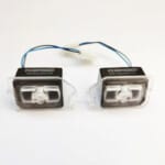 AMG Floor Lamp Rear View Mirror Welcome Light for Mercedes C E GLC - Image 2