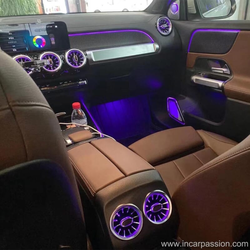 Mercedes GLB X247 64 Colors Ambient Light & Turbo LED Air Vent