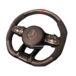 Black AMG Steering Wheel For Mercedes Benz - Image 4