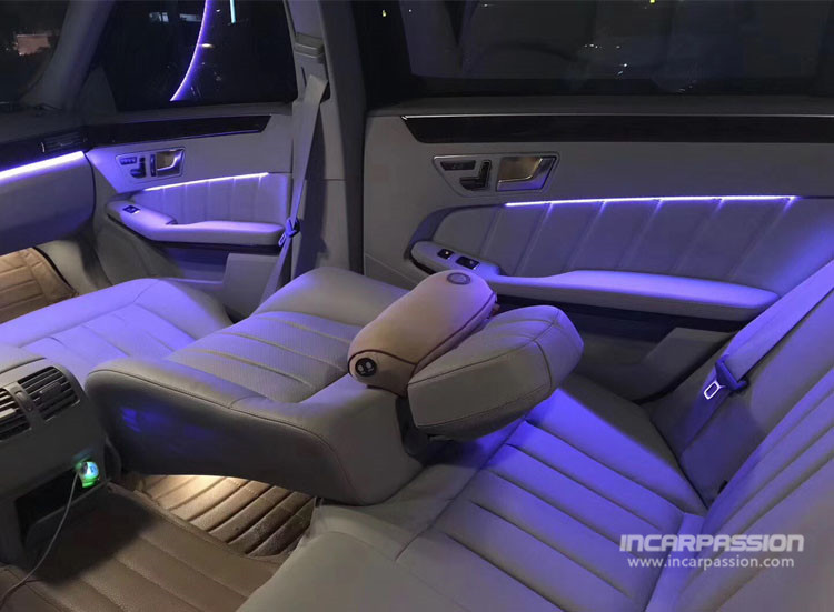 Ambientebeleuchtung für Mercedes E-Klasse W212 mit 12/64 Farben inkl.  Einbau – Ambientprinz