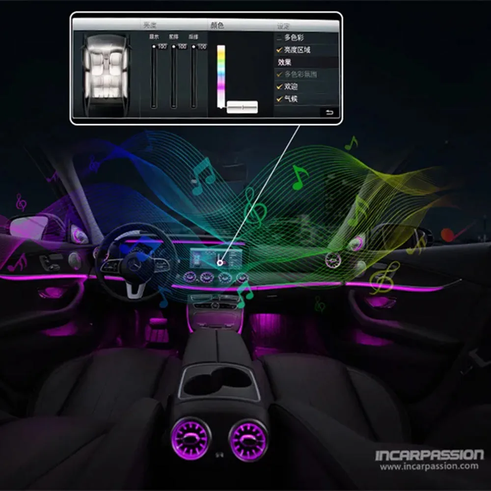 Intelligent AI Ambient Light Magic Box for Mercedes A C E S GLA CLA CLS GLE GLS Class - Image 2