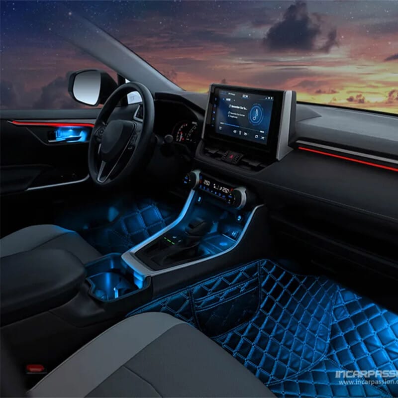 Toyota RAV4 2020 64 Colors Ambient Light, RAV4 Interior Lighting Upgrade