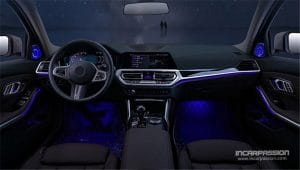 BMW 3 Series G20 11 Colors Ambient Light-BMW G20 Interior Light Upgrading