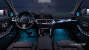 BMW 3 Series G20 11 Colors Ambient Light-BMW G20 Interior Light Upgrading