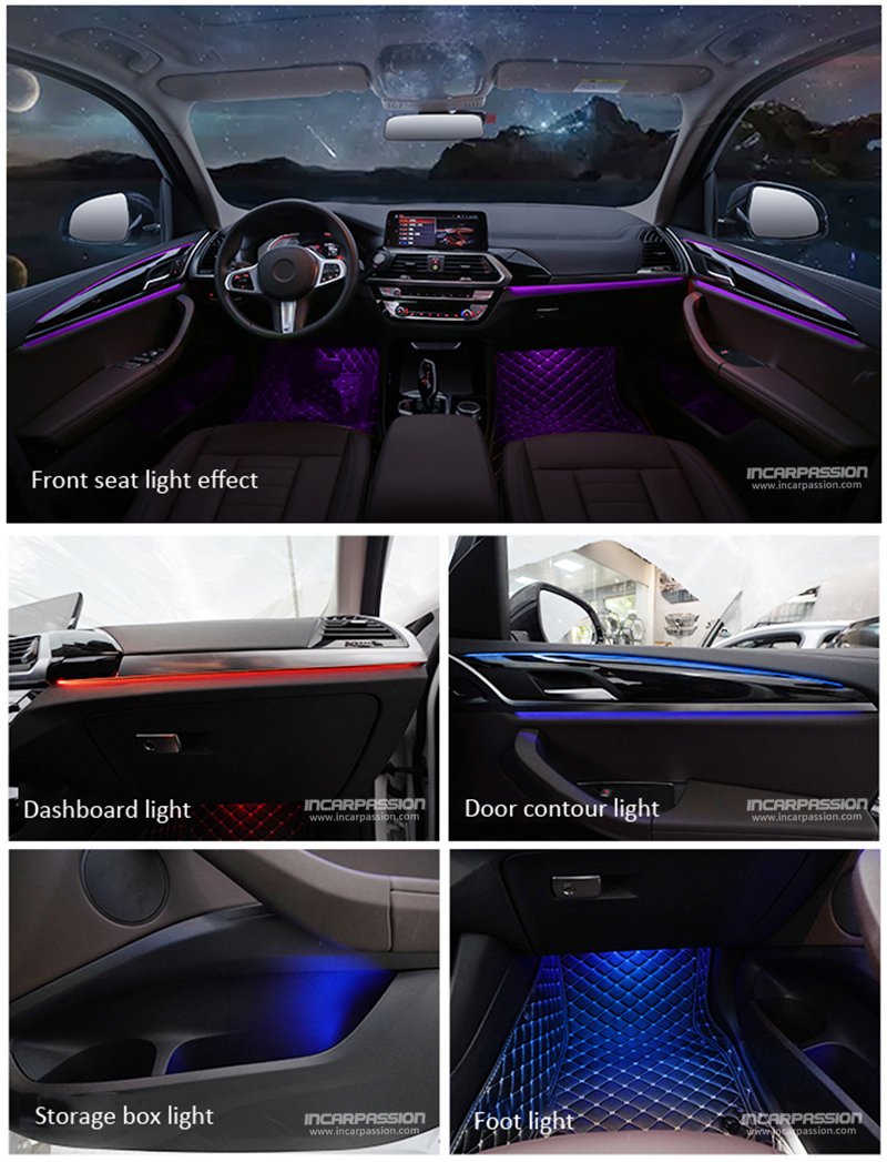 Bmw X3 G01 11 Colors Ambient Light