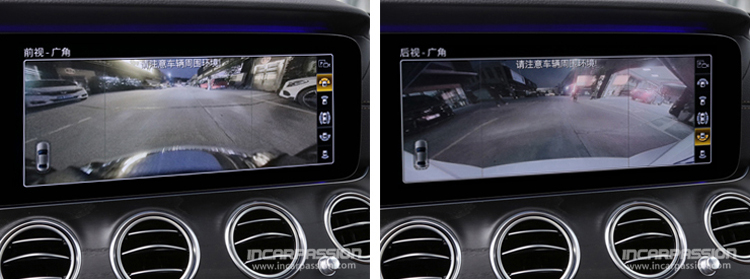 Mercedes GLC - Garageneinfahrt mit 360 Grad Kamera 