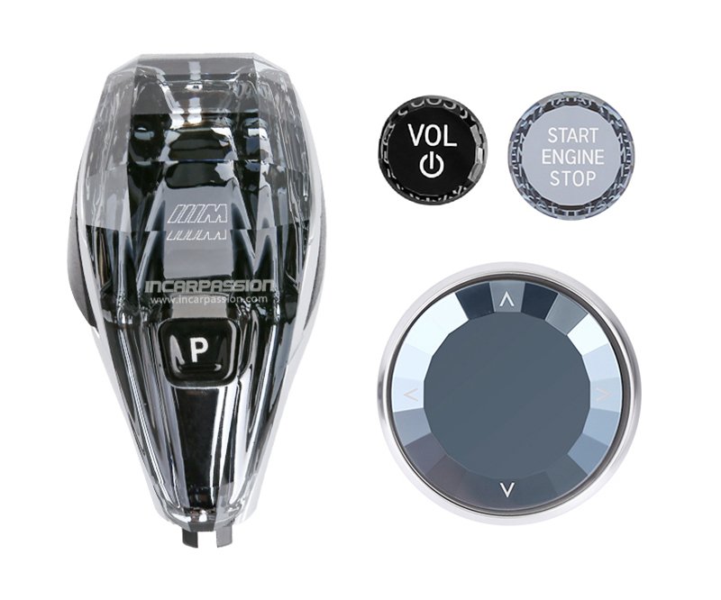 KIT MANOPOLA CRYSTAL Gear Shift per BMW 1 2 3 4 5 6 7 Series X3 X4 X5 X6 X7  3pz EUR 169,58 - PicClick IT