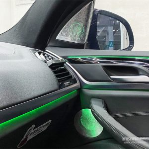 passend für BMW X5 G05 2019 2020 HJPOQZ Auto-Innentür Audio-Lautsprecher Innenausstattung Abdeckung 