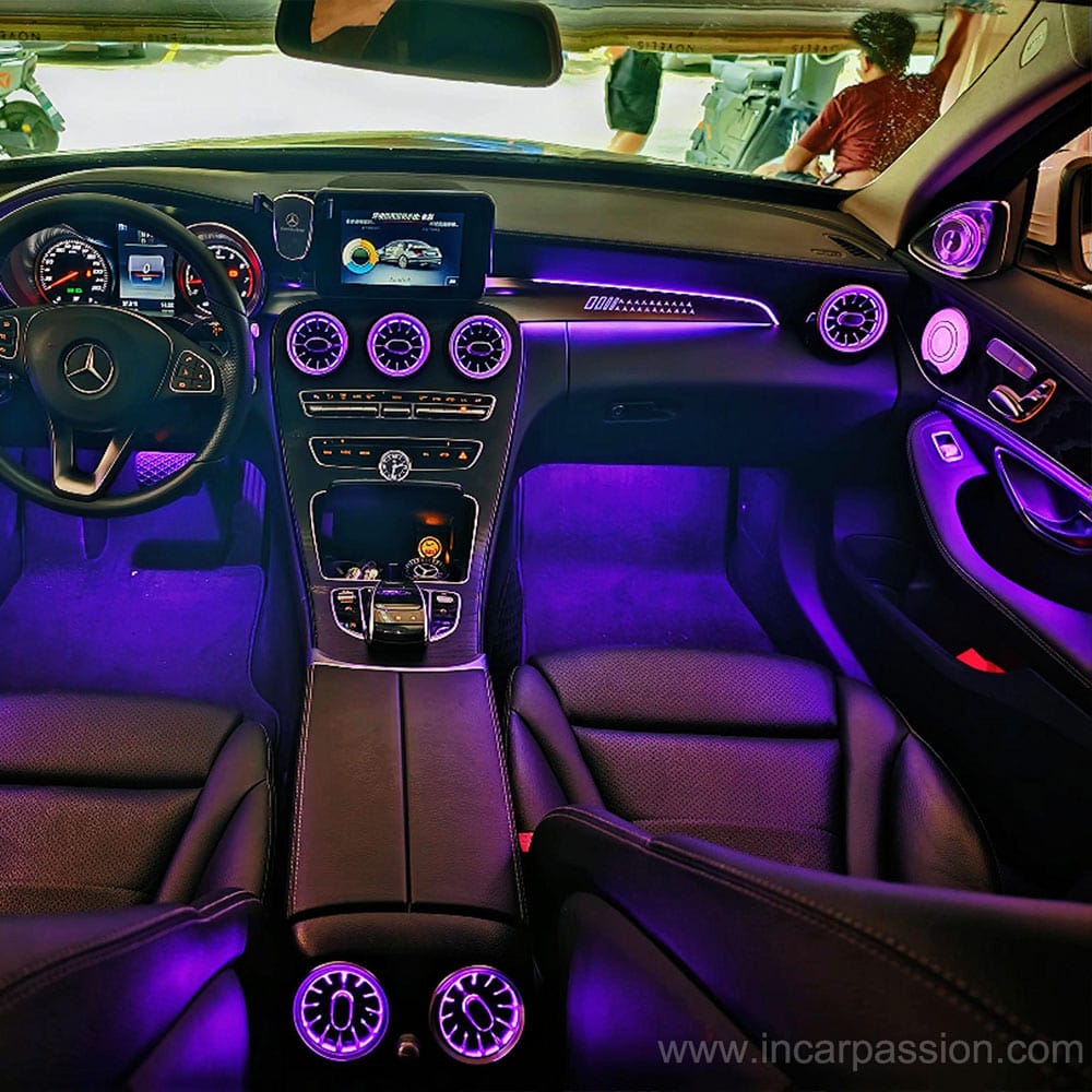 dfs6g54e34dd Mercedes Benz C Coupe C205 64 Colors Ambient Light - Image 1