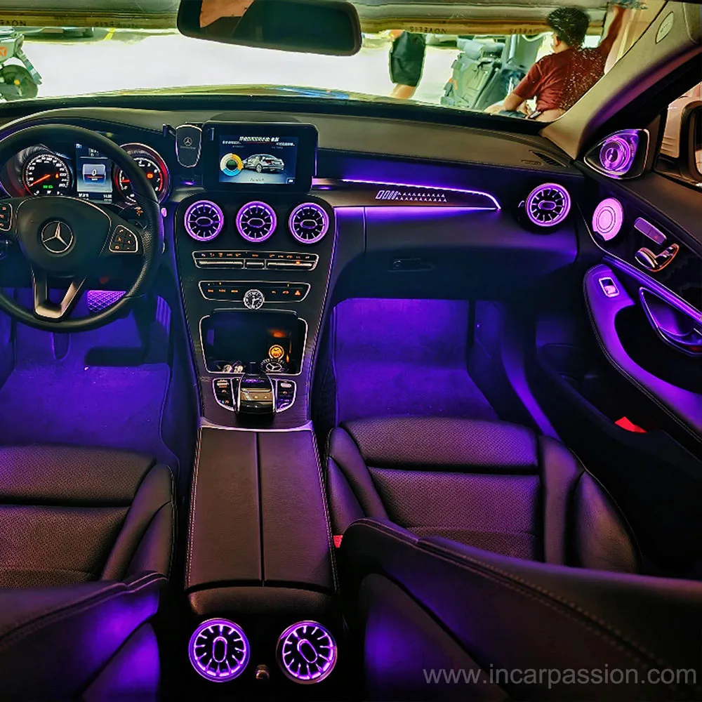 Mercedes Benz C Coupe C205 64 Colors Ambient Light