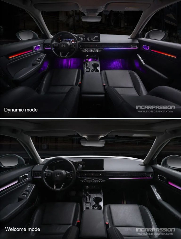 11th Generation Honda Civic MultiColor Dynamic Active Ambient Light