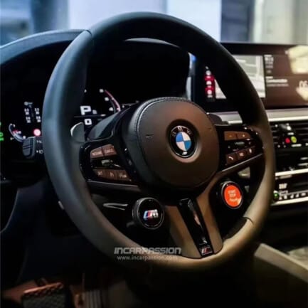 BMW OLED Drive Unit, Select Driving Mode on Steering Wheel