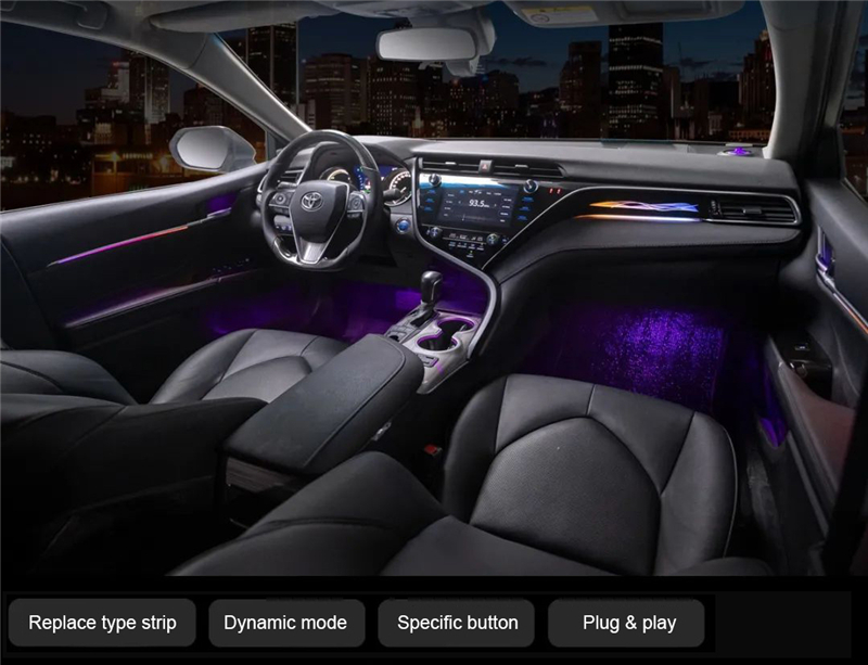 Toyota Camry Laser Carving Dynamic Ambient Light