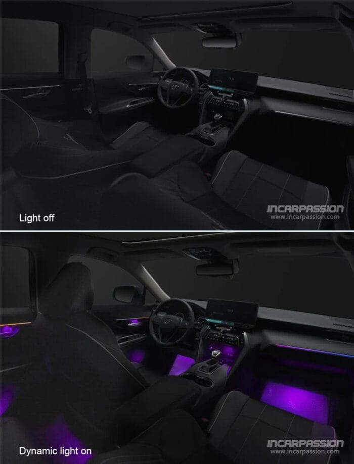 Toyota Venza / Harrier Laser Carving Dynamic Ambient Light - Generating Ambient Lighting Effects