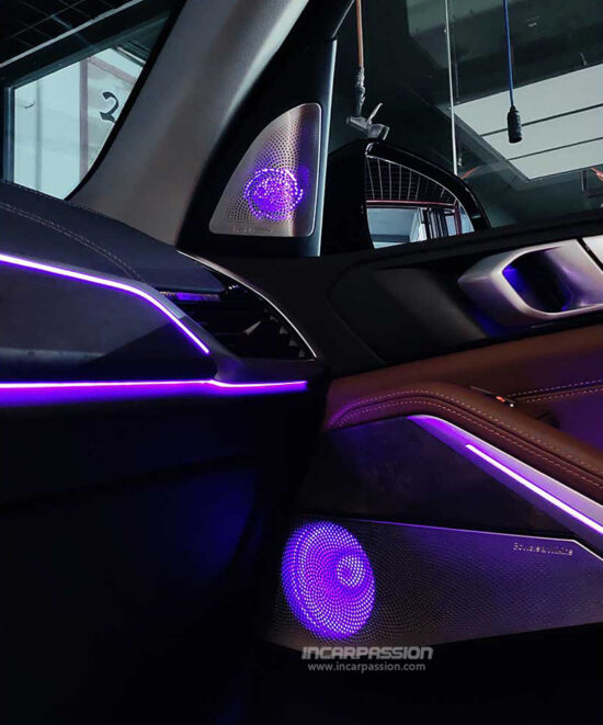 BMW X5 G05 X7 G07 Bowers & Wilkins Design Ambient Light LED Speaker Cover