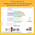 Dynamic Active Ambient light for BMW 5 Series G30, G30 Interior Upgrade - Image 4