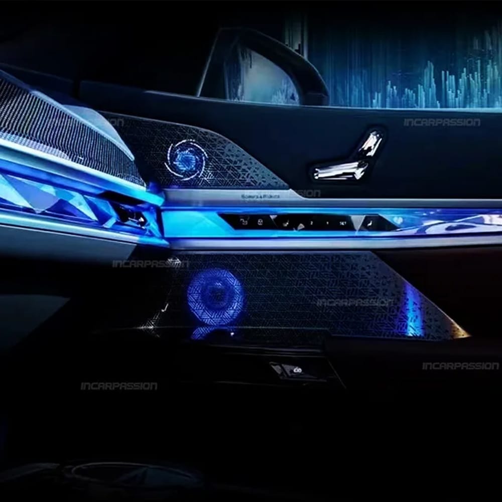 7-se B&W Design LED Ambient Light Speaker Cover for BMW 7 Series G70 - Image 1
