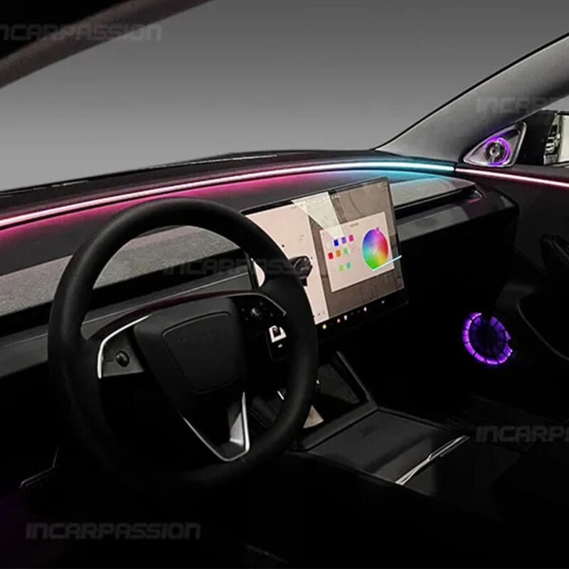 Dynamic Active Ambient Light for Tesla Model 3 2023+