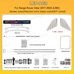 Range Rover Velar 2017-2025 (L560)Dynamic Ambient Light Retrofit kits,Interior LED Lighting Upgrade