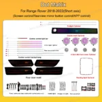 Land Rover Range Rover 2018-2022(L405) Dynamic Active Ambient Light,Interior Lighting Upgrade