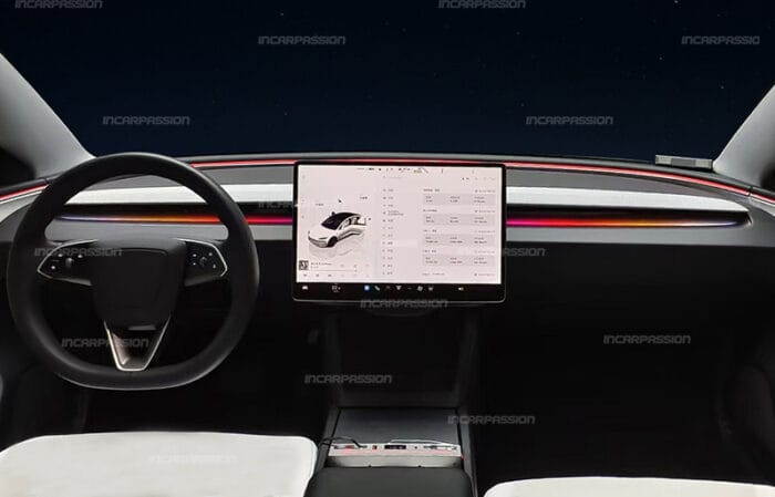 Dynamic Tesla Dynamic Animation Dash Light for Tesla Model 3 Highland 2024 Model Y ...