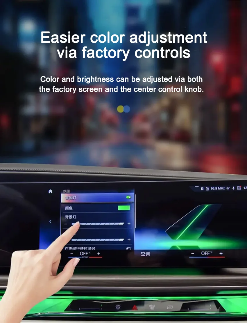 BMW 5 Series G60 Rear Door Crystal Ambient Light