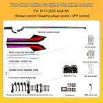 OEM Design Dynamic Ambient Light For For Audi A4 A5 B9 2017-2024 - Image 2