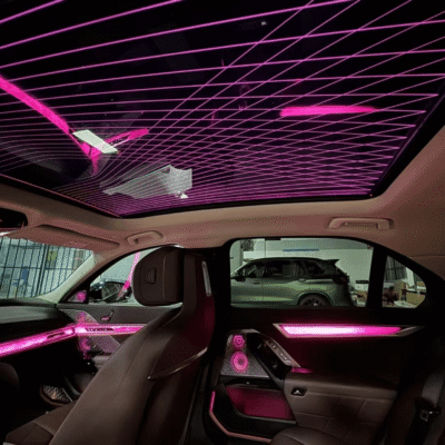 Upgrade your BMW X3, X5, X6, or X7 with our DIY Sky Lounge Roof Ambient Lighting Kit.