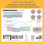 Range Rover Evoque 2020-24(L551)OEM Dynamic Ambient Light,Interior LED Lighting Upgrade - Image 4