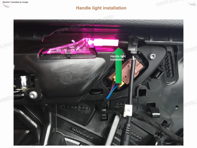 Audi A3 8V Dynamic Active Ambient Light Installation Guide