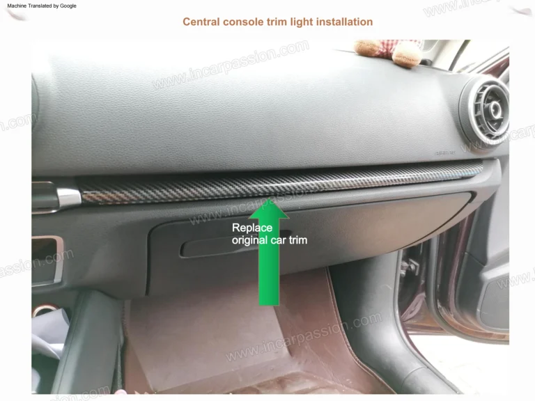 Audi A3 8V Dynamic Active Ambient Light Installation Guide