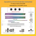 Nissan Sentra B18 2020-2025 Dynamic Ambient Lighting - Image 5