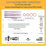 Dynamic Ambient Light For BYD King DM-i 2022-2025